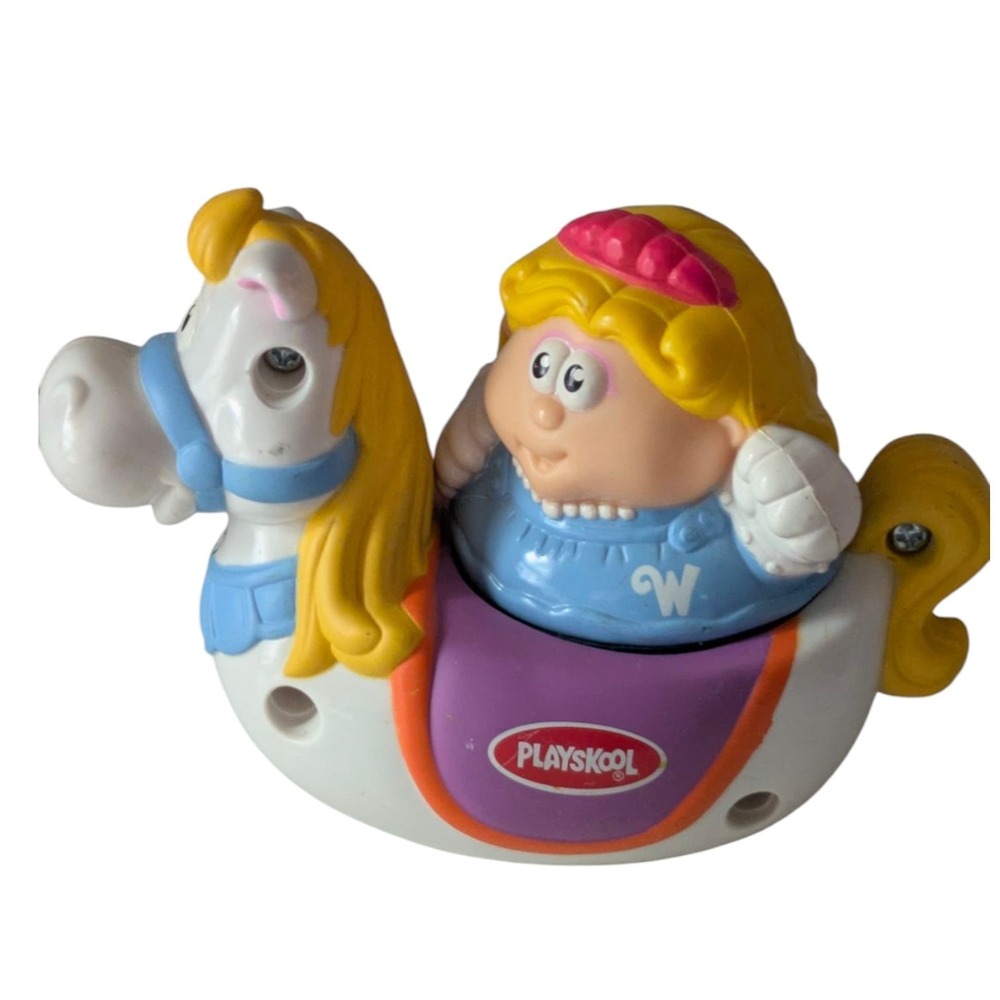 Playskool Weeble Wobble Princess On Her Horse Toy  Hasbro‎ 2004